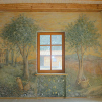 Malowidło ścienne w jadalni, wnętrze prywatne (2007)