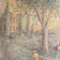 Malowidło ścienne w jadalni, wnętrze prywatne (2007)