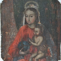 Obraz ołtarzowy: Matka Boska z Dzieciątkiem (2012)