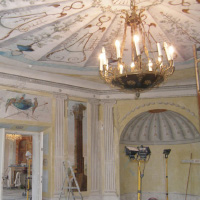 Sala Owalna w pałacu im. Adama Mickiewicza w Śmiełowie (2007-2008)